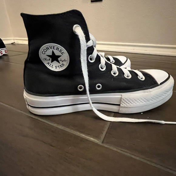 Converse Chuck Taylor All Star Platform Canvas - color Black - Picture 4 of 7